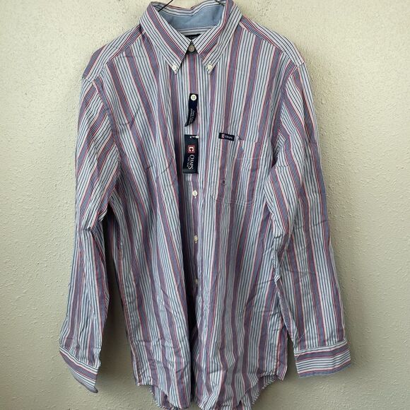 NWT Chaps Easy Care Button Down Shirt Size M - Picture 1 of 5